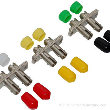 FC-ST Duplex Fiber-optical Adapter, Available in Simplex, Duplex Type, Metal and Plastic Versions